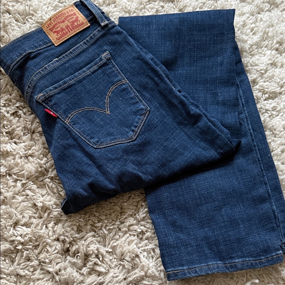 Levi's Women’s Dark Blue Straight Jeans